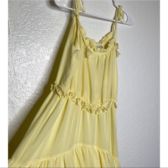 Yellow Layered Evie Dress - Picture 4 of 8
